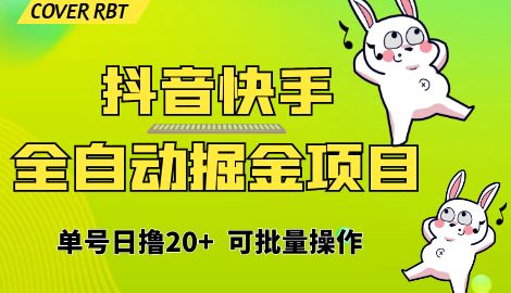 【副业项目6929期】最新快手抖音B站掘金项目，单号日撸20+，可放大操作-宏欣副业精选