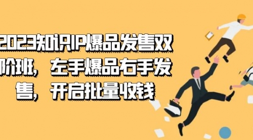 【副业项目7652期】2023知识IP-爆品发售双 阶班，左手爆品右手发售，开启批量收钱-宏欣副业精选