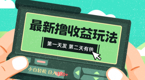 2024-最新撸视频收益玩法，第一天发，第二天就有钱-宏欣副业精选