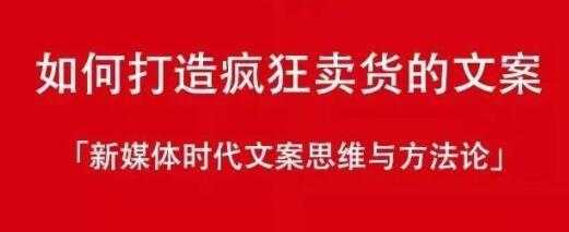 新媒体时代《如何打造疯狂卖货文案》文案思维与方法论-宏欣副业精选