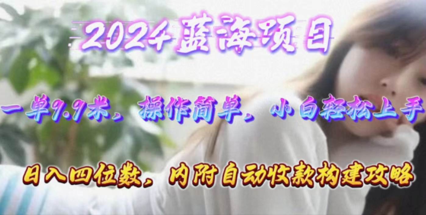 年轻群体的蓝海市场，1单9.9元，操作简单，小白轻松上手，日入四位数-宏欣副业精选