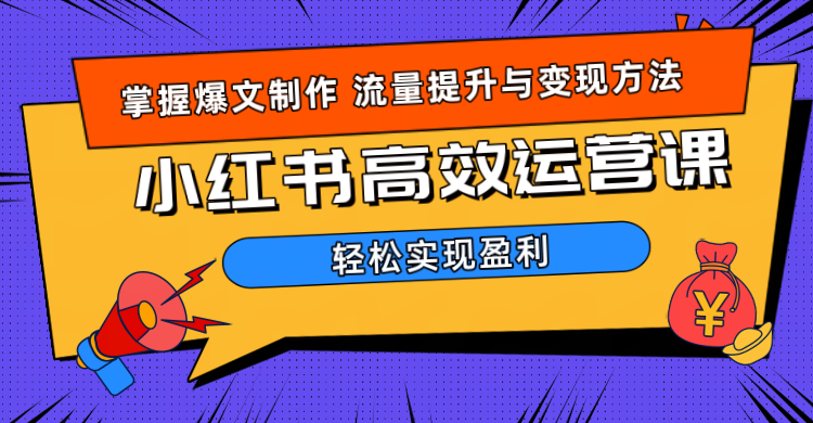 价值980小红书运营操作指南-宏欣副业精选